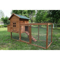 80” Wooden Chicken Coop R1910