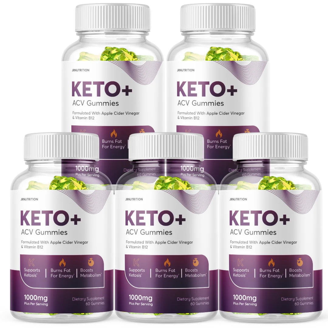 Keto ACV 1000mg Gummies 5 Bottles C4194