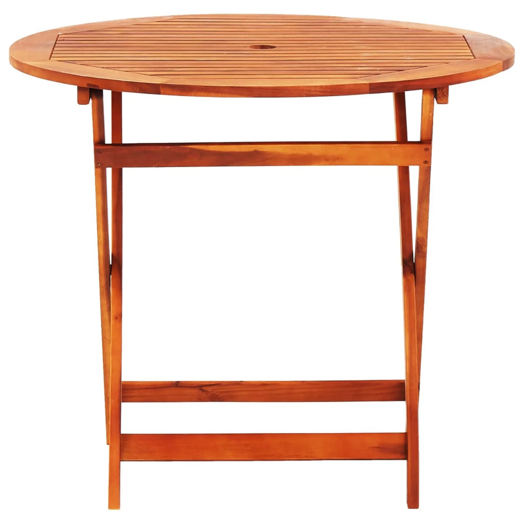 Folding Garden Table Solid Eucalyptus Wood M6487