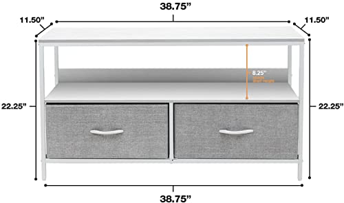 2 Drawer TV Stand Dresser H762