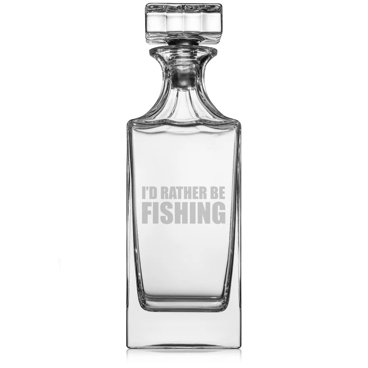 30 oz Glass Whiskey Decanter with Glass Stopper T37839