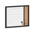 Magnetic Dry Erase Monthly Calendar and Cork Board Combo U744
