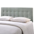 Grey Fabric Upholstered Queen Size Headboard N171480
