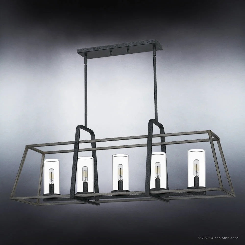 Indoor Chandelier with Clear Glass C88758