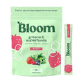Super Greens Powder Smoothie Mix 15 Stick Packs Probiotics Digestive Enzymes Berry D4053