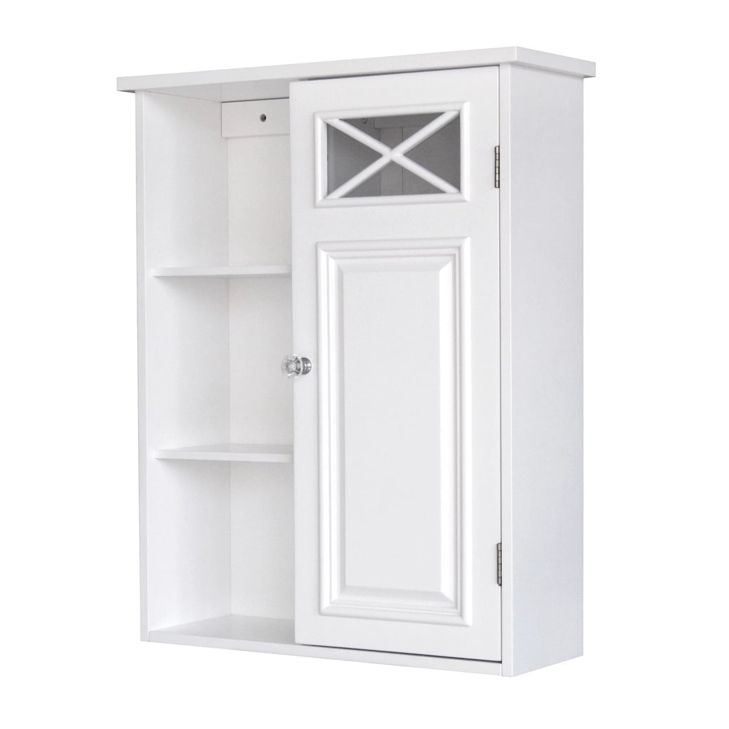 White Wooden Wall Cabinet T289