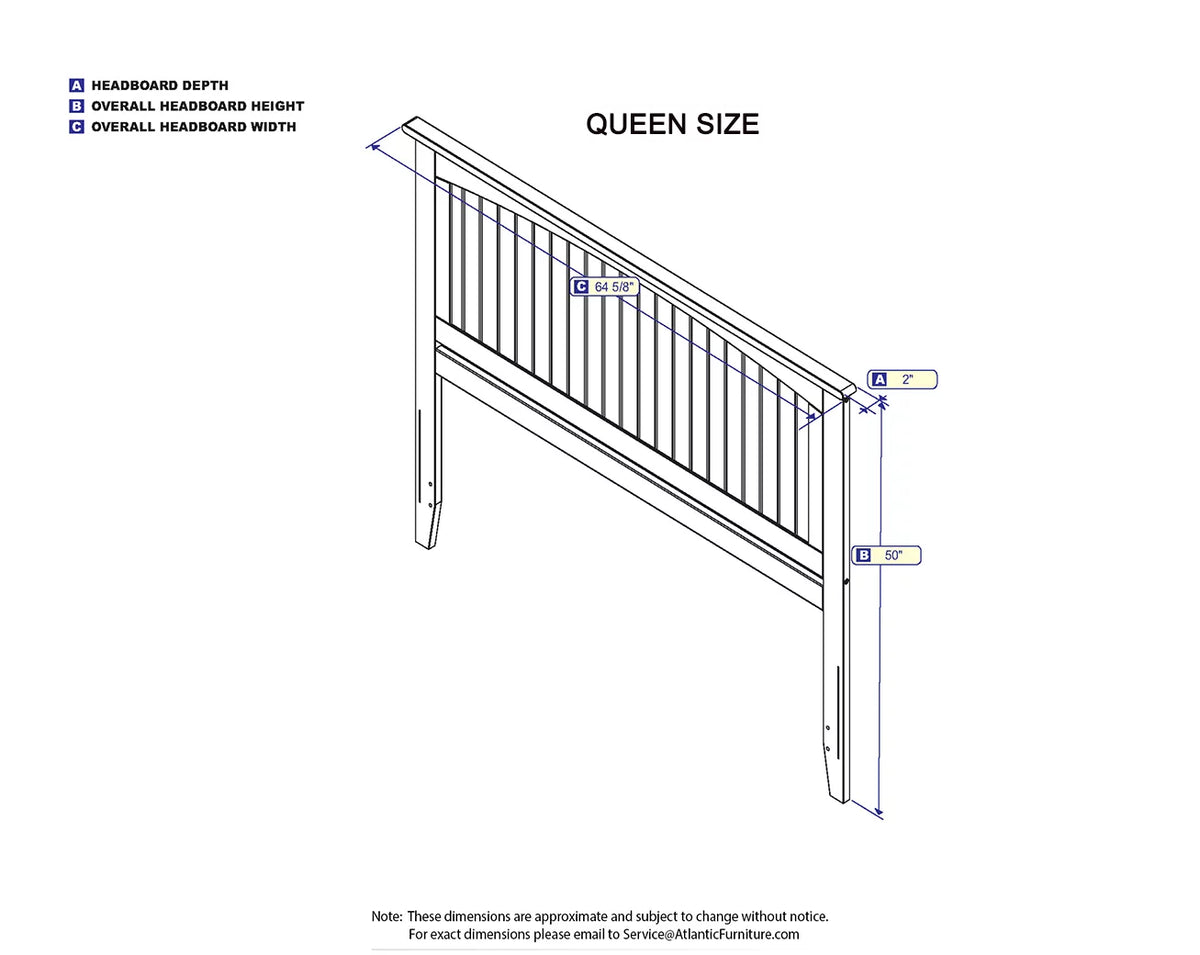 Queen Wood Panel Headboard with Device Charger in Gray S406