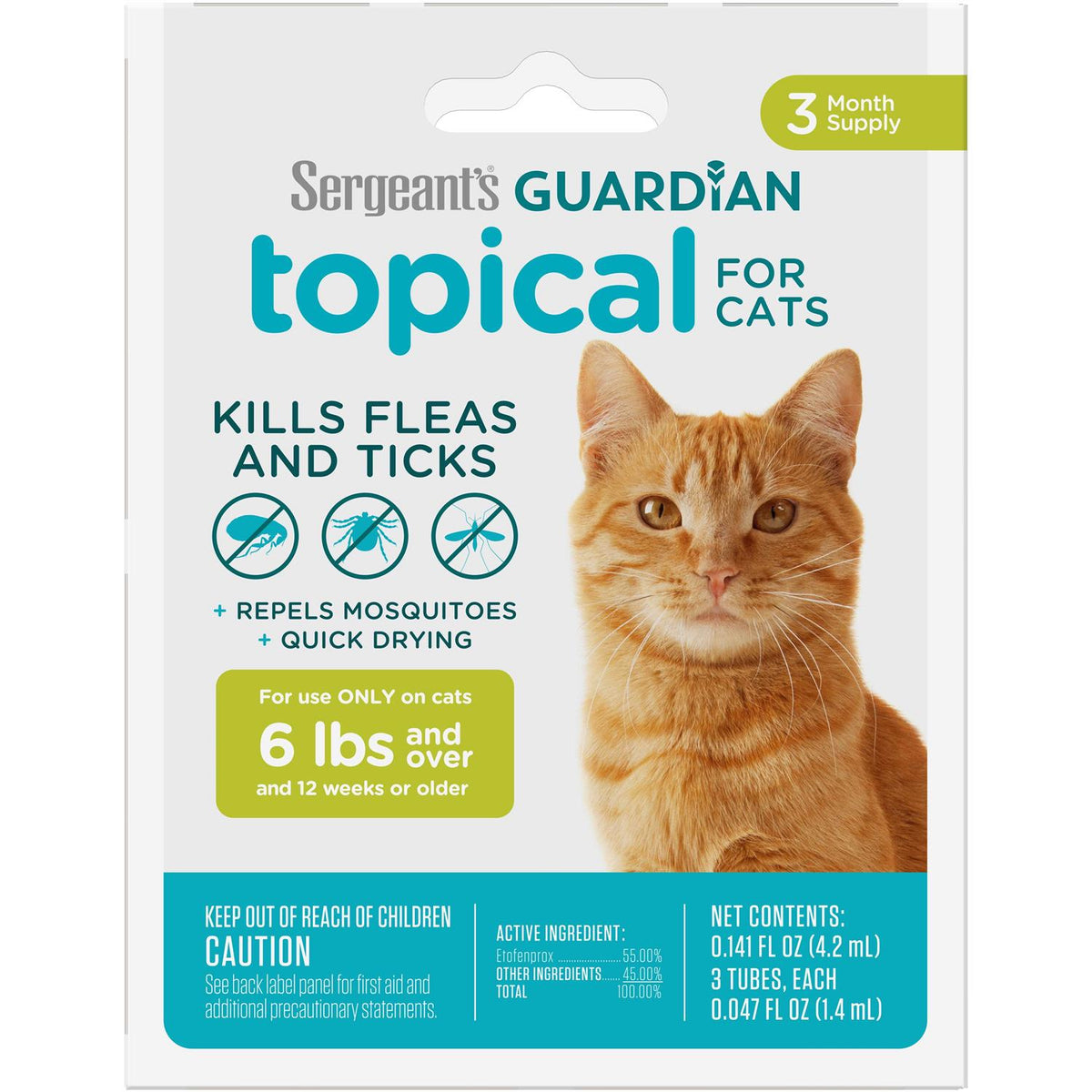Flea and Tick Topical for Cats U5781