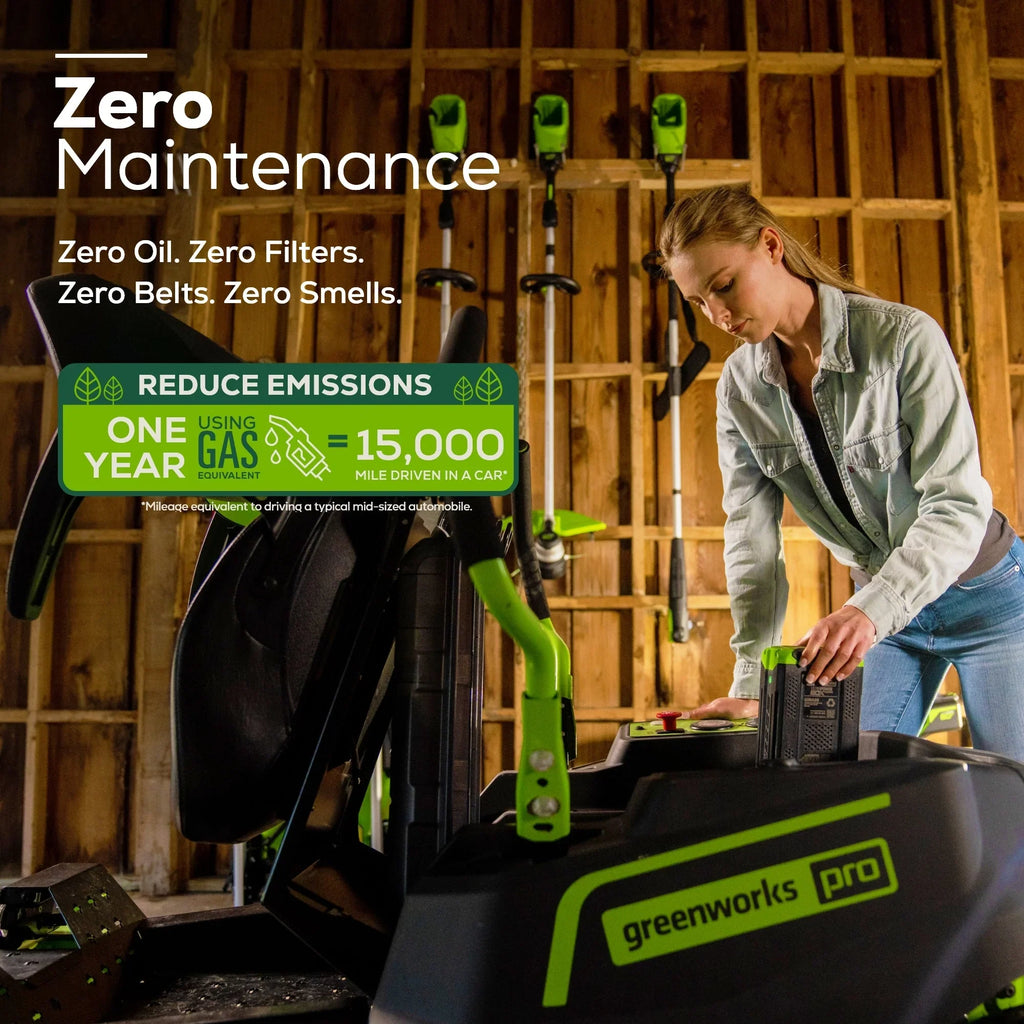 60V 42” Electric Zero Turn Mower with 8 Ah Batteries F17048