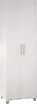 24" Utility Storage Cabinet in Ivory Oak D496