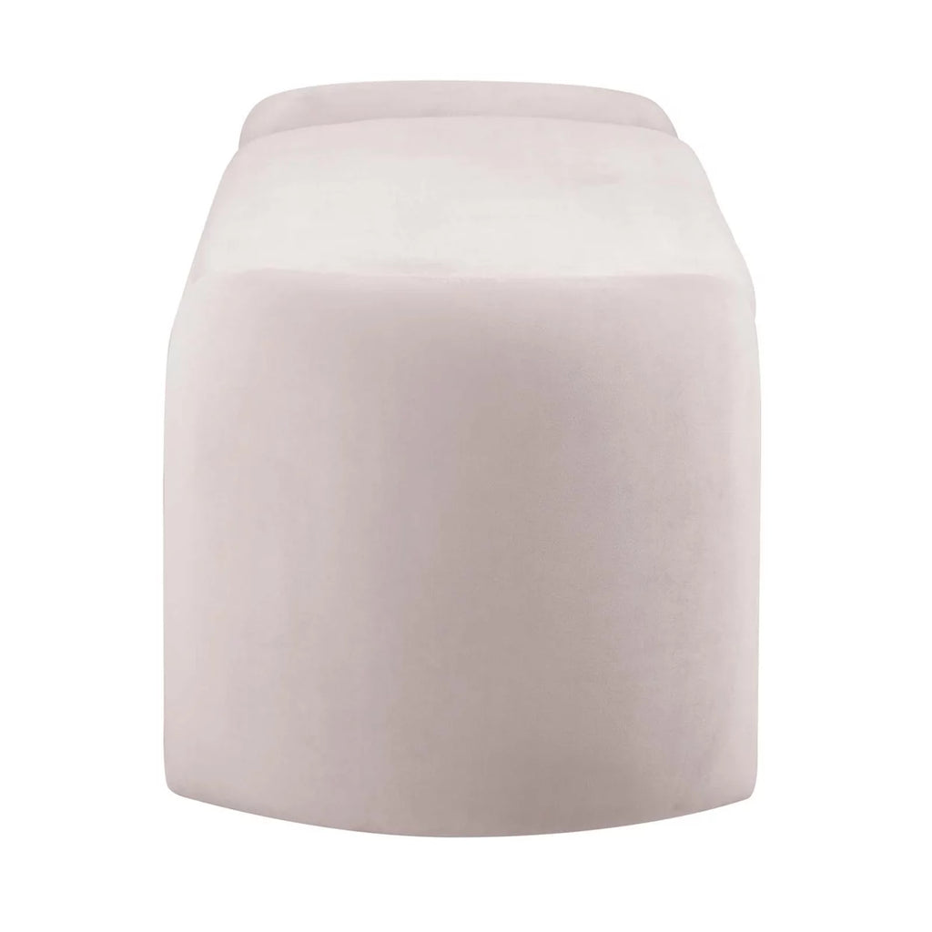Pink Performance Velvet Bench F7060