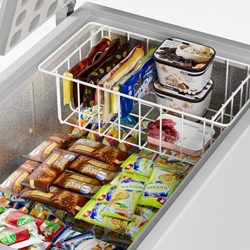 Pearl White Freezer Wire Baskets V538