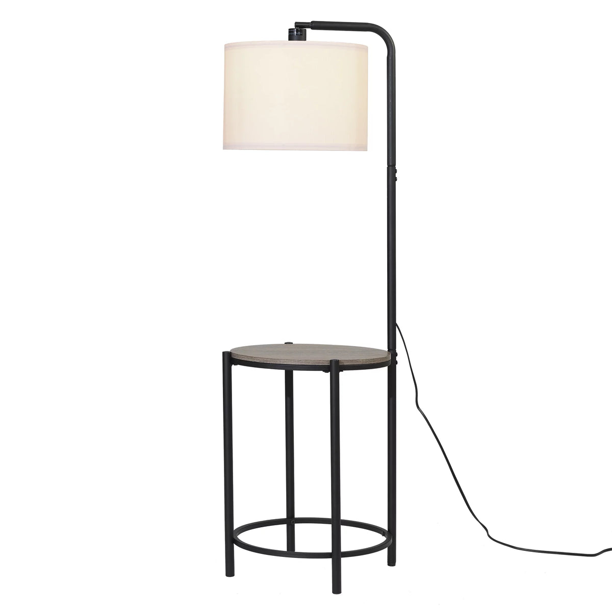 54-inch Mid-Century Style Floor Lamp with Table S915591