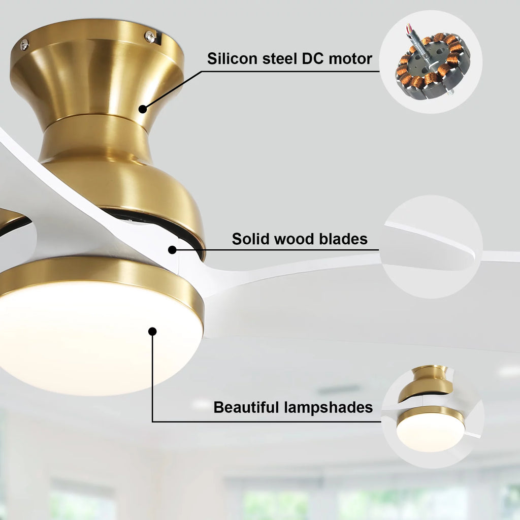 52" Smart Ceiling Fan with Remote Control U51813