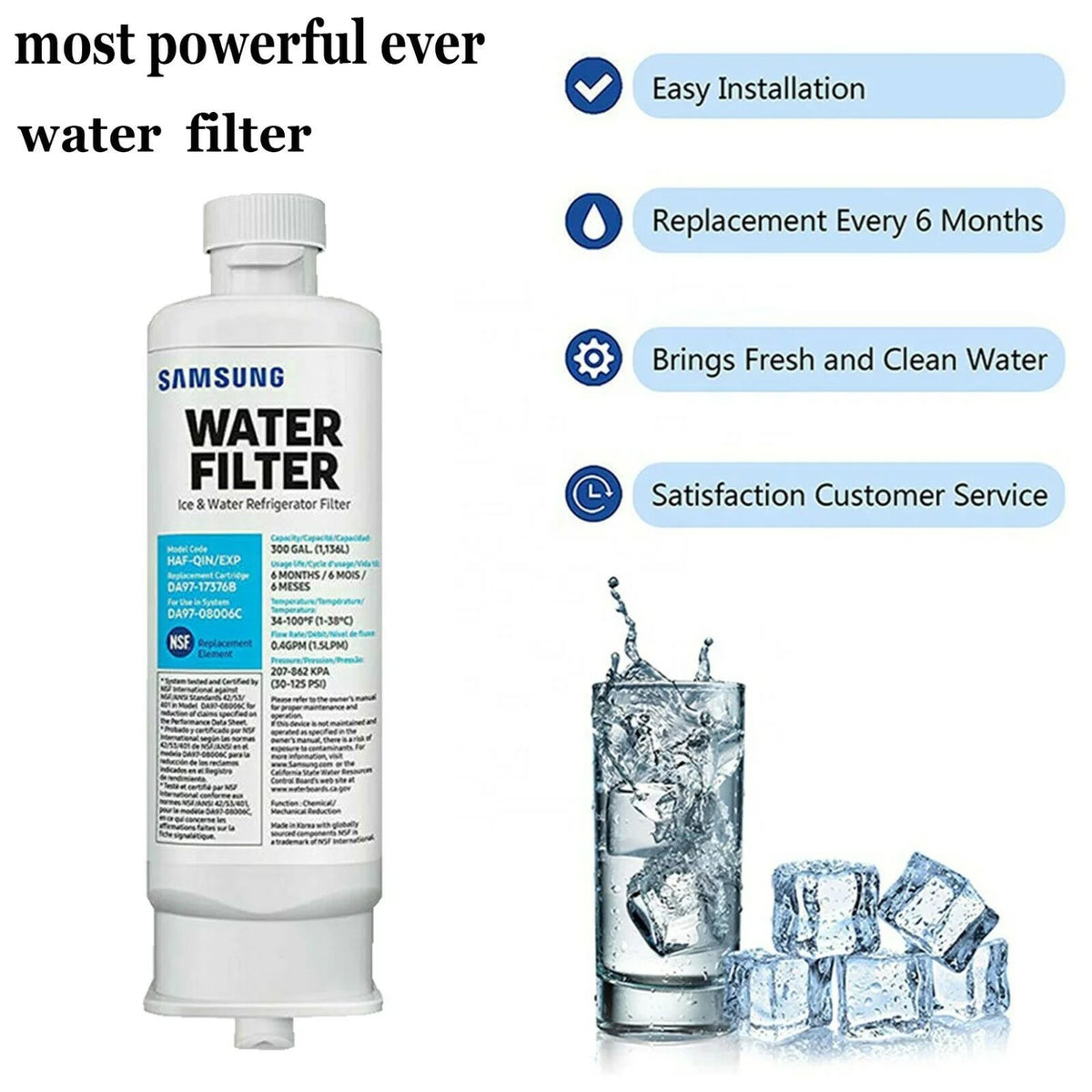 Fridge Water Filter 3 Pack T439799