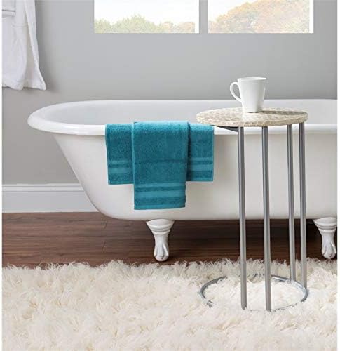 Silver Metal Accent C Table E998