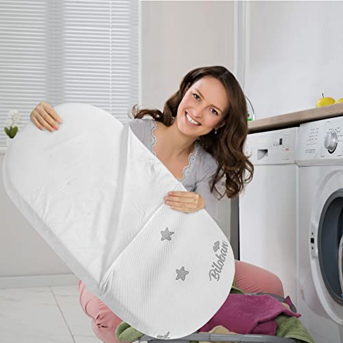Waterproof Breathable Bassinet Mattress Pad with Removable Zippered Cover W40628