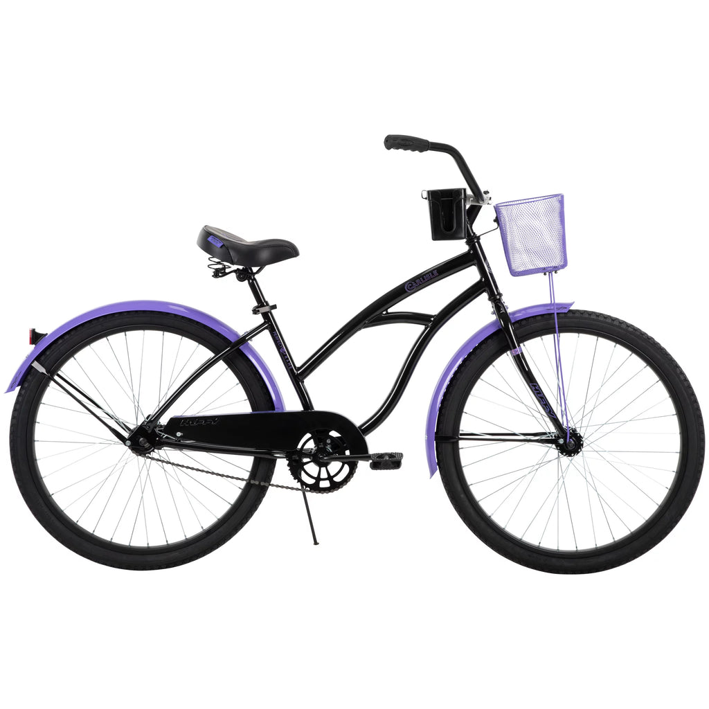Black and Purple Cruiser Bicycle W9993