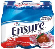 Strawberries & Cream 8 oz Nutritional Shake Case of 24 T2998