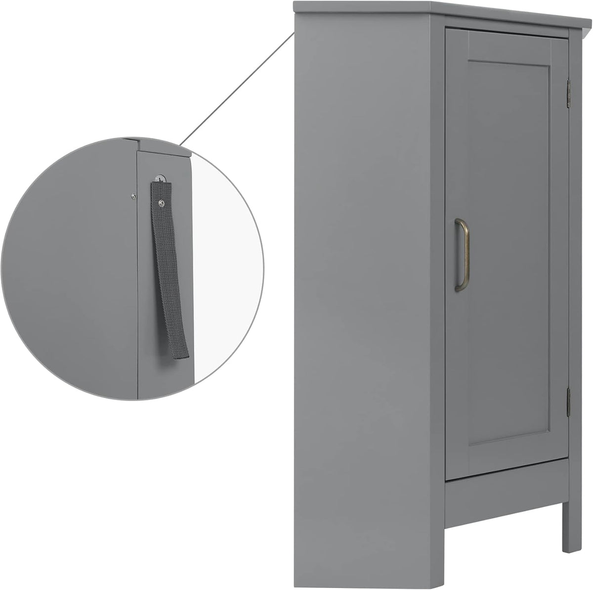 Grey Corner Cabinets M7093