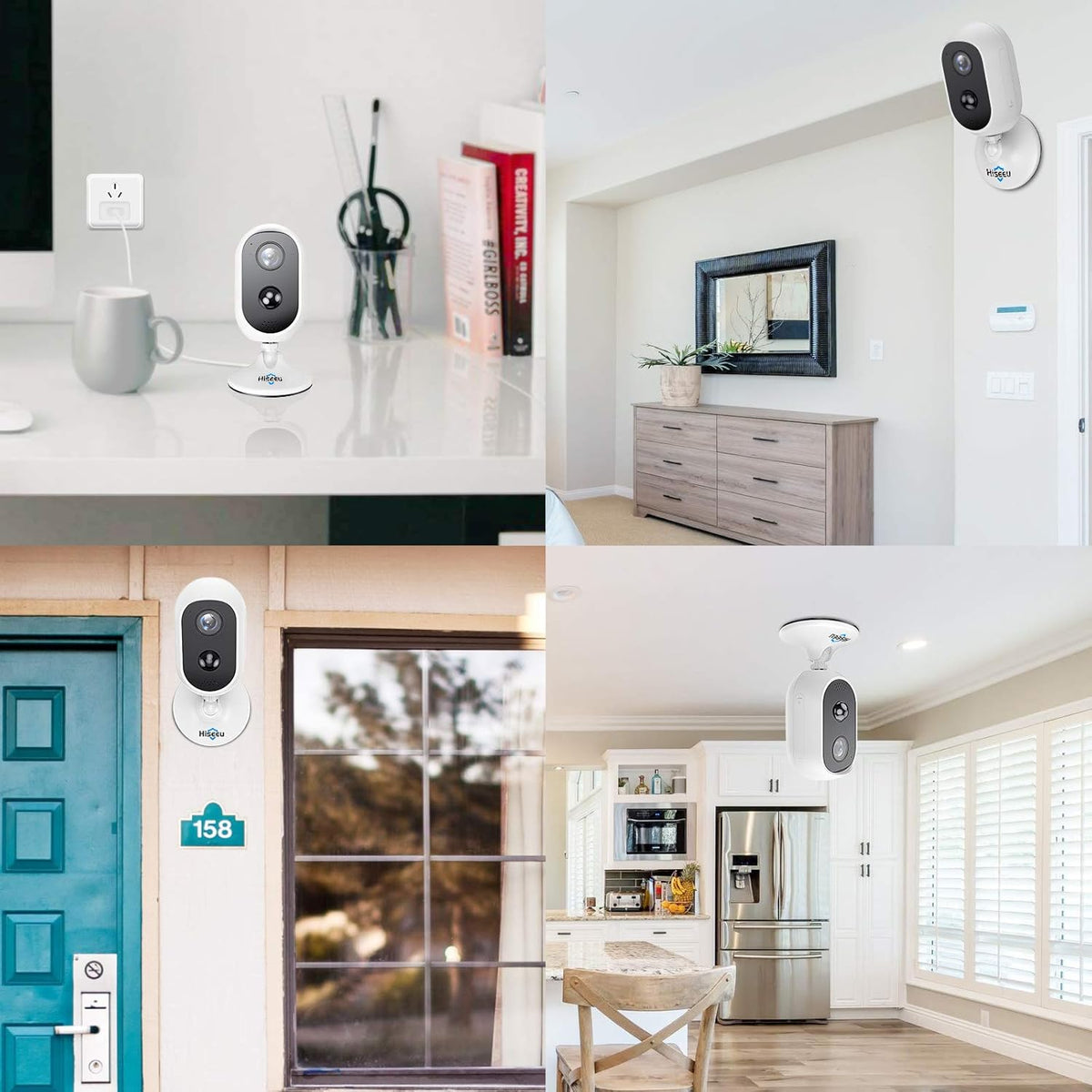 2K 3MP Wireless Battery Powered Security Camera Outdoor G3902