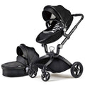 Black Baby Stroller with Bassinet Combo D986826