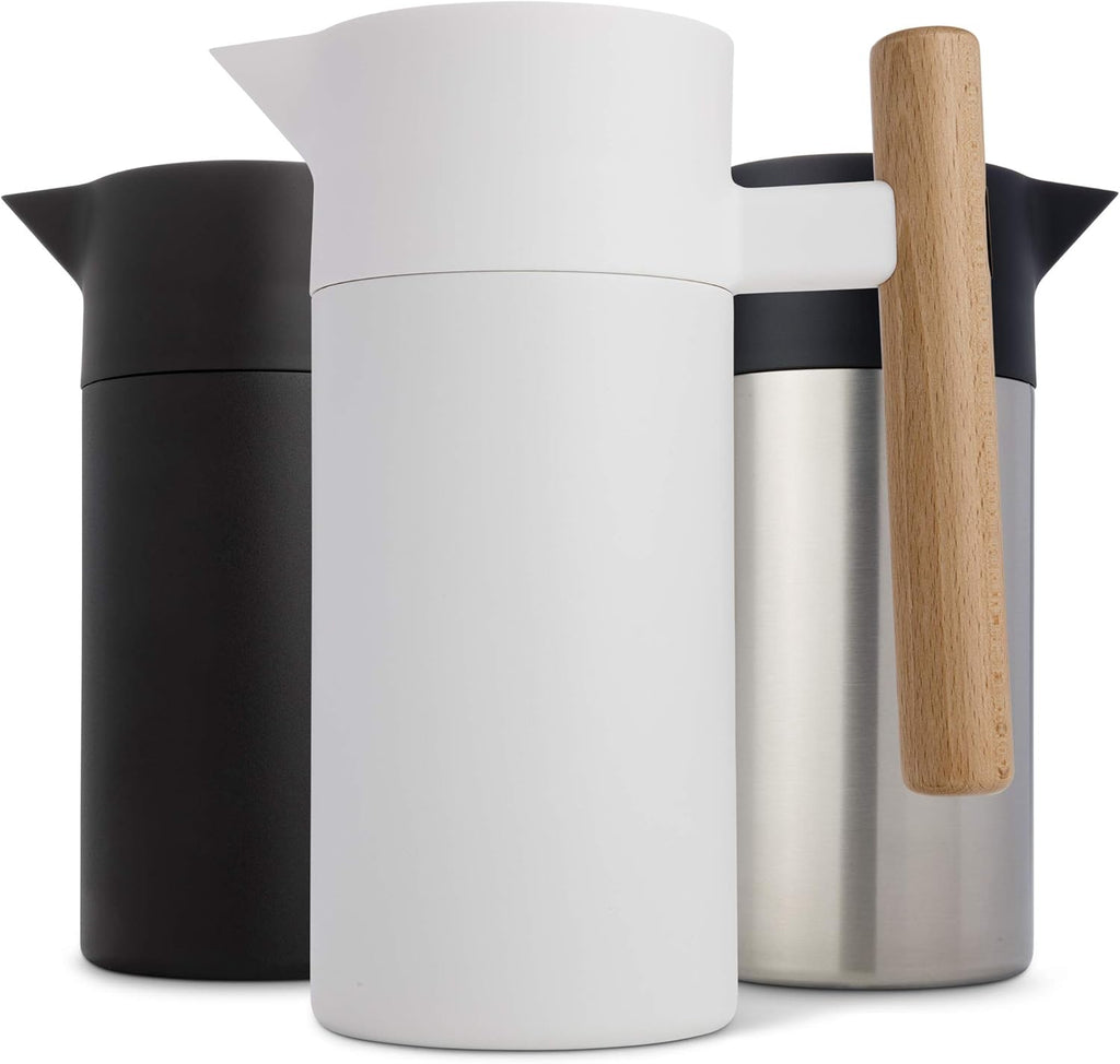 40 Oz Stainless Steel Double Walled Vacuum Insulated Thermal Coffee Carafe N65161