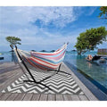 2 Person Double Hammock with 9 ft Steel Stand and Carrying Case N807392