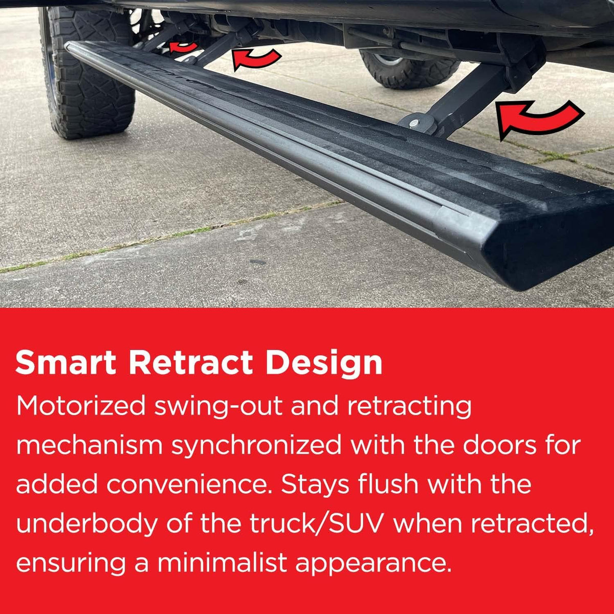 6” Power Retractable Running Boards Crew Cab O818