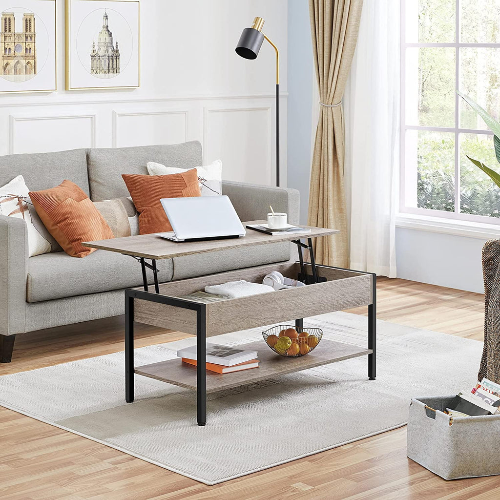 41 in Lift Top Coffee Table with Hidden Storage Compartment J940340