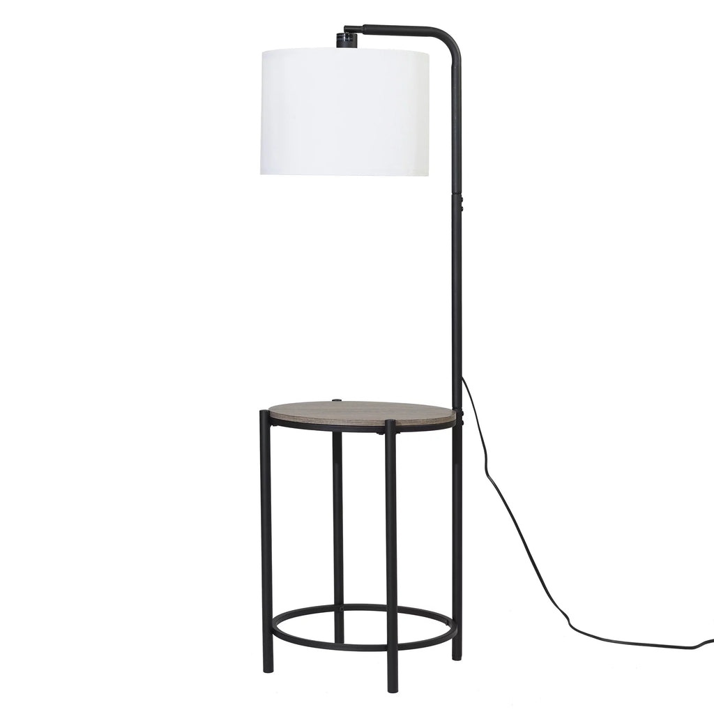 54-inch Mid-Century Style Floor Lamp with Table S915591