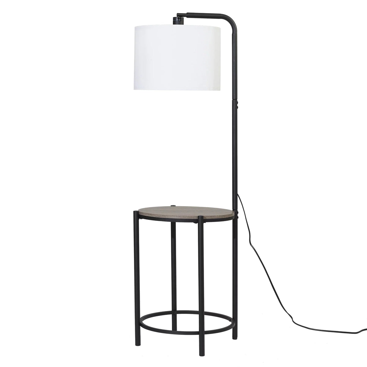 54-inch Mid-Century Style Floor Lamp with Table S915591