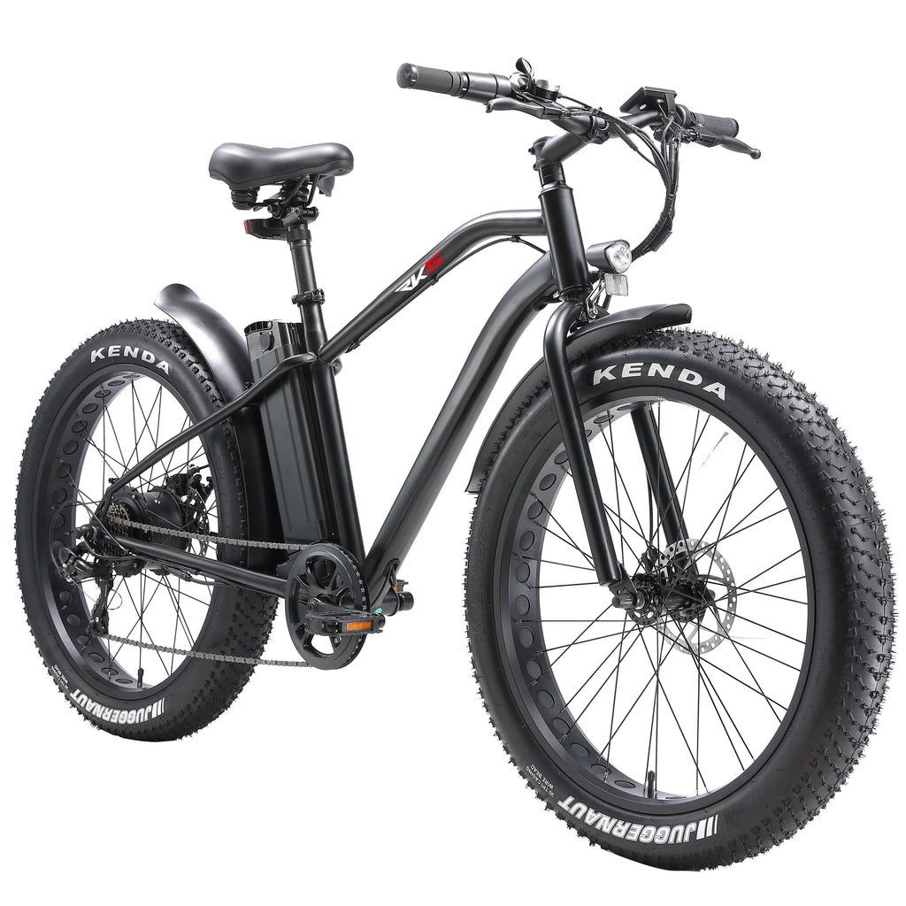 750W Motor 48V 14.5Ah Battery 26'' Fat Tires Electric Bike E3219