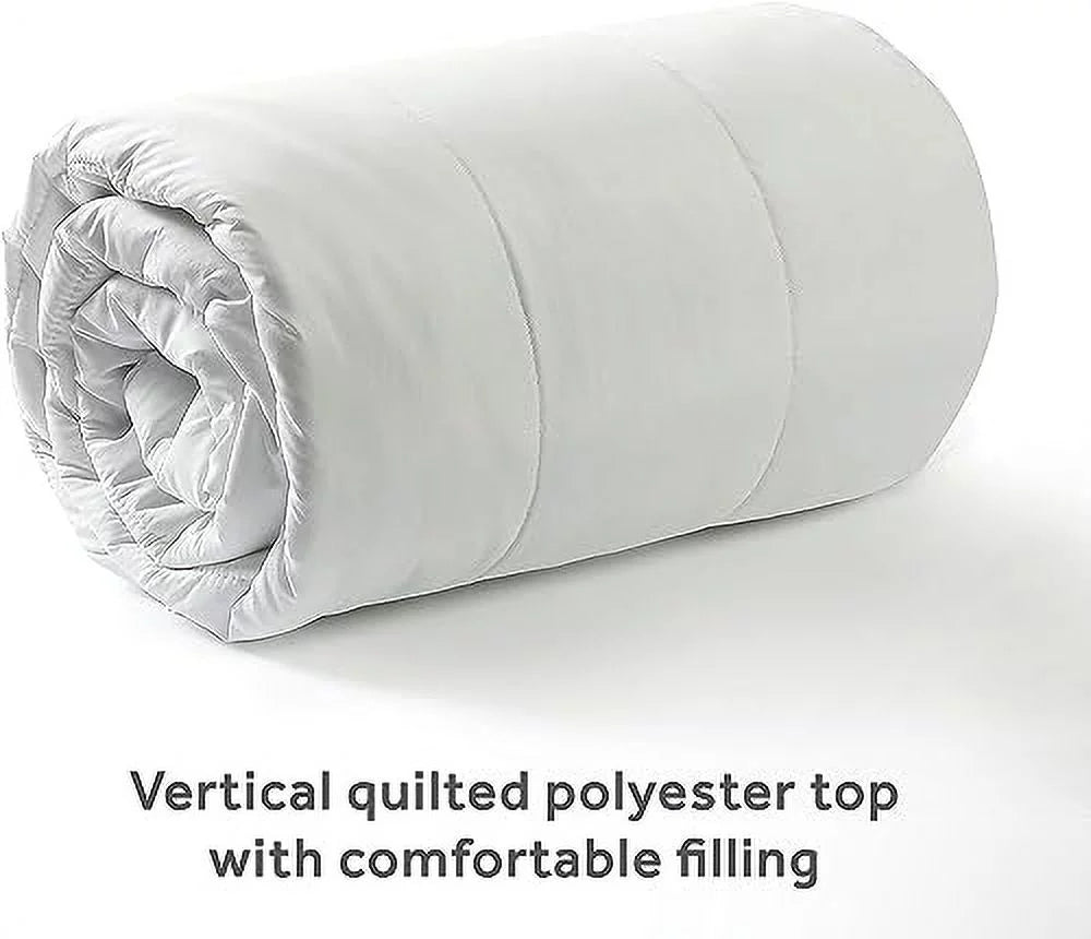 Queen White Heated Mattress Pad H221
