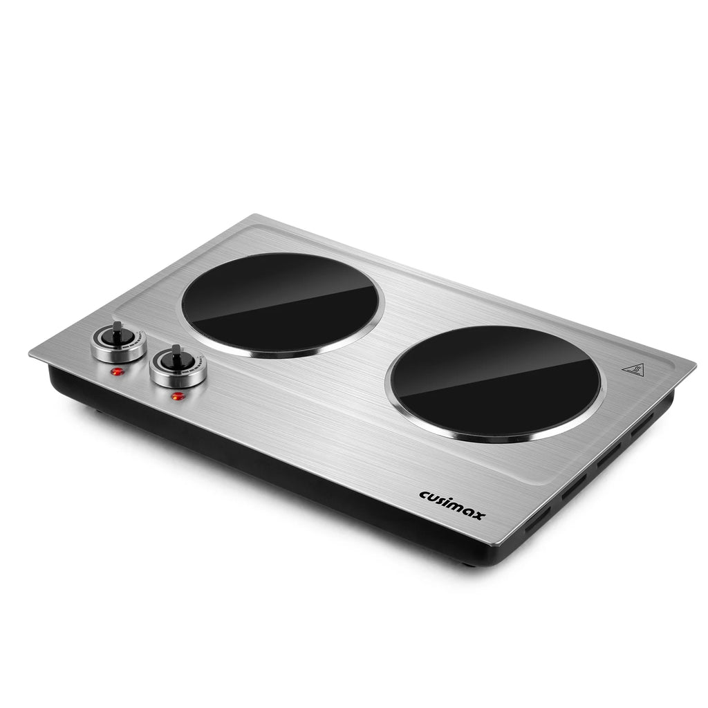 1800W Infrared Double Burner Electric Hot Plate Y3052
