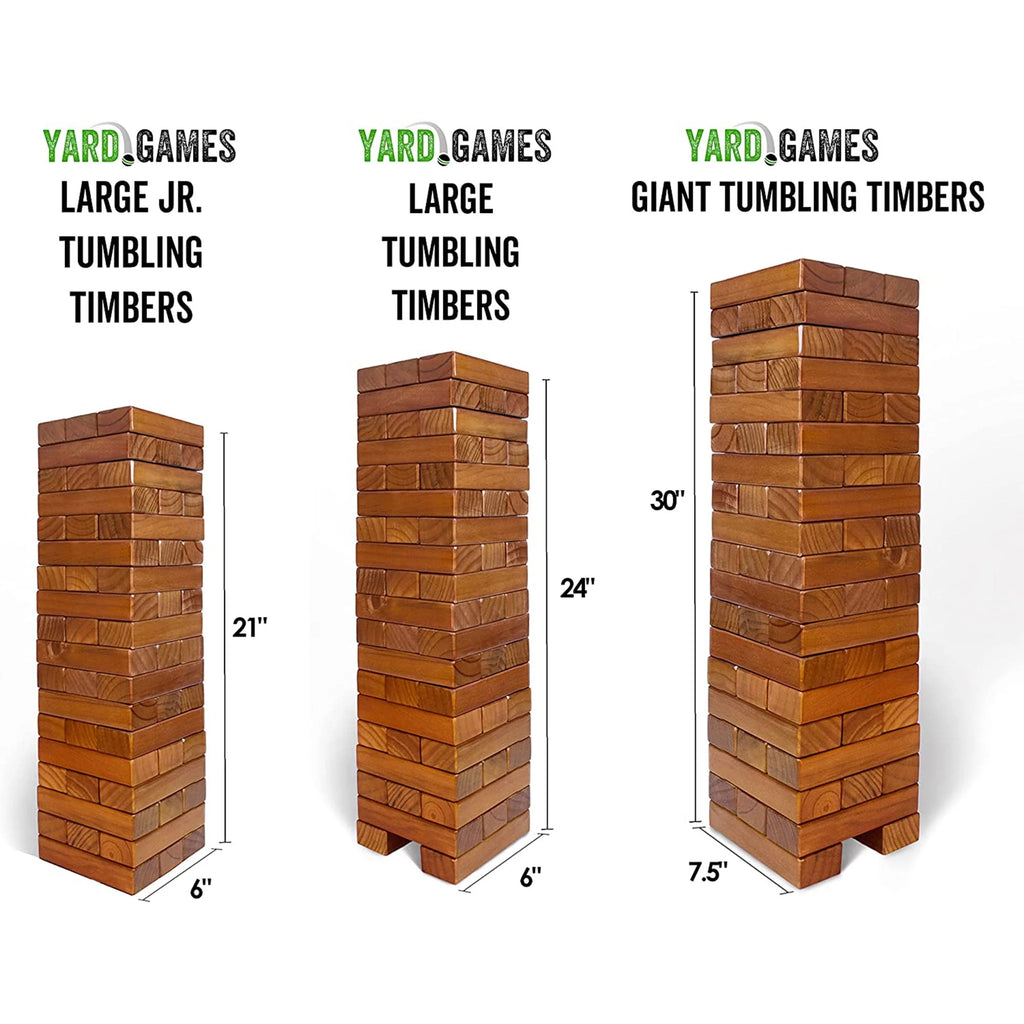 Natural Pine Wood Stacking Game 2 Pack C145777