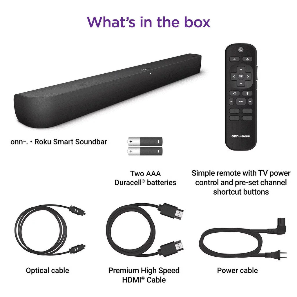 Smart Soundbar with Built-in 4K Streaming Media Player Z429