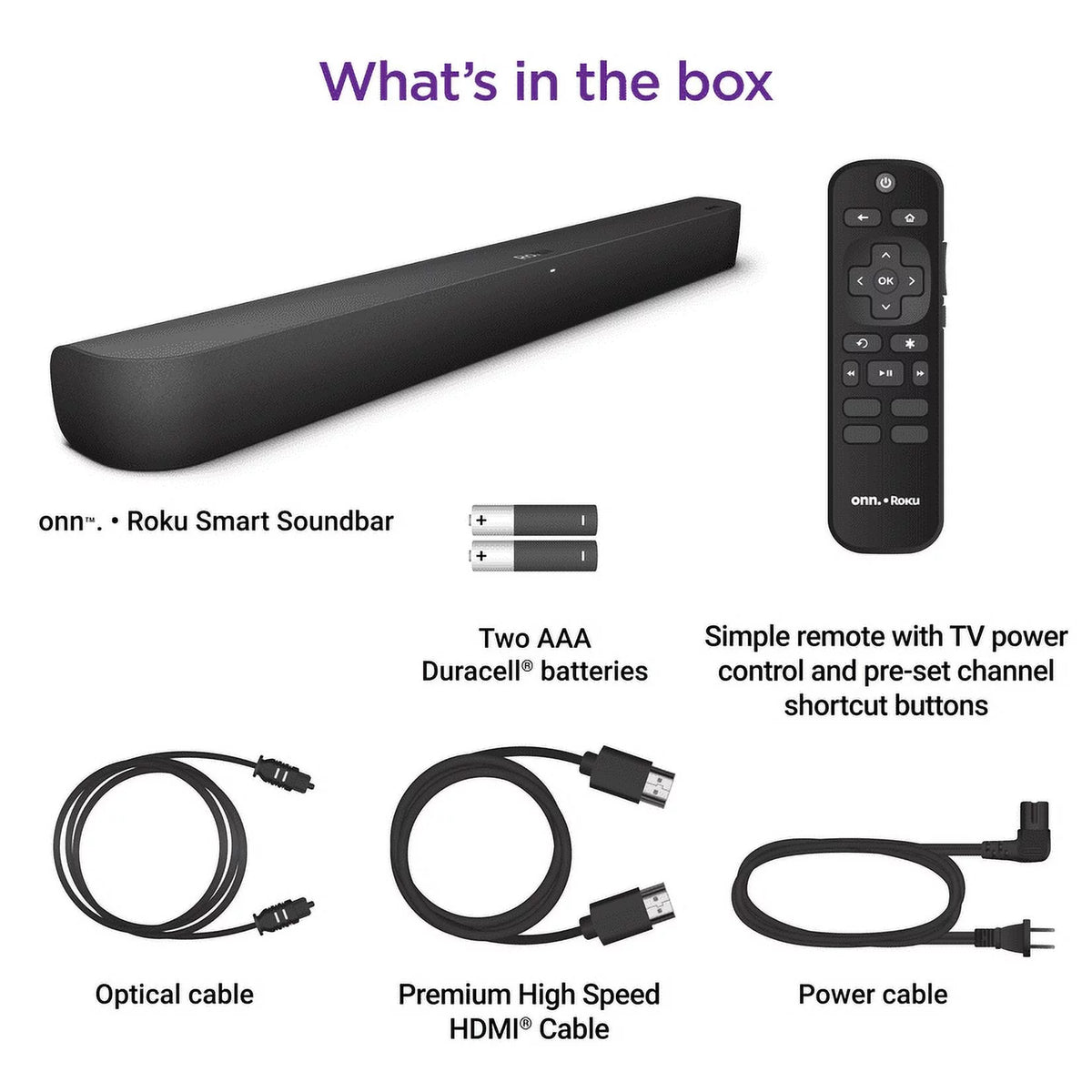 Smart Soundbar with Built-in 4K Streaming Media Player Z429
