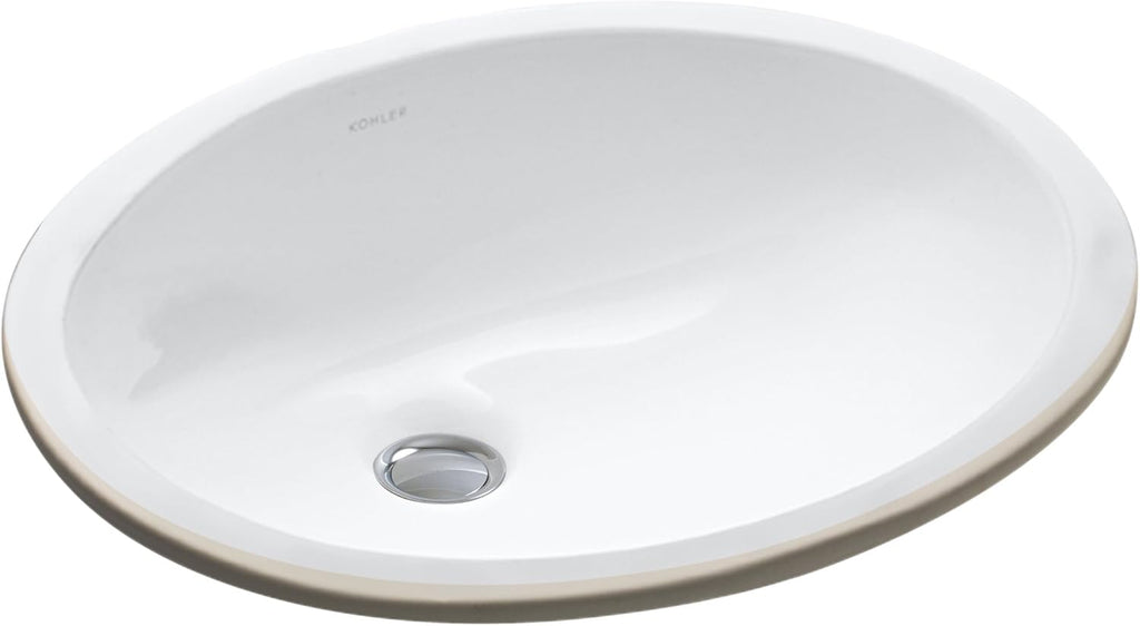 White Under-Mount Bathroom Sink G1994