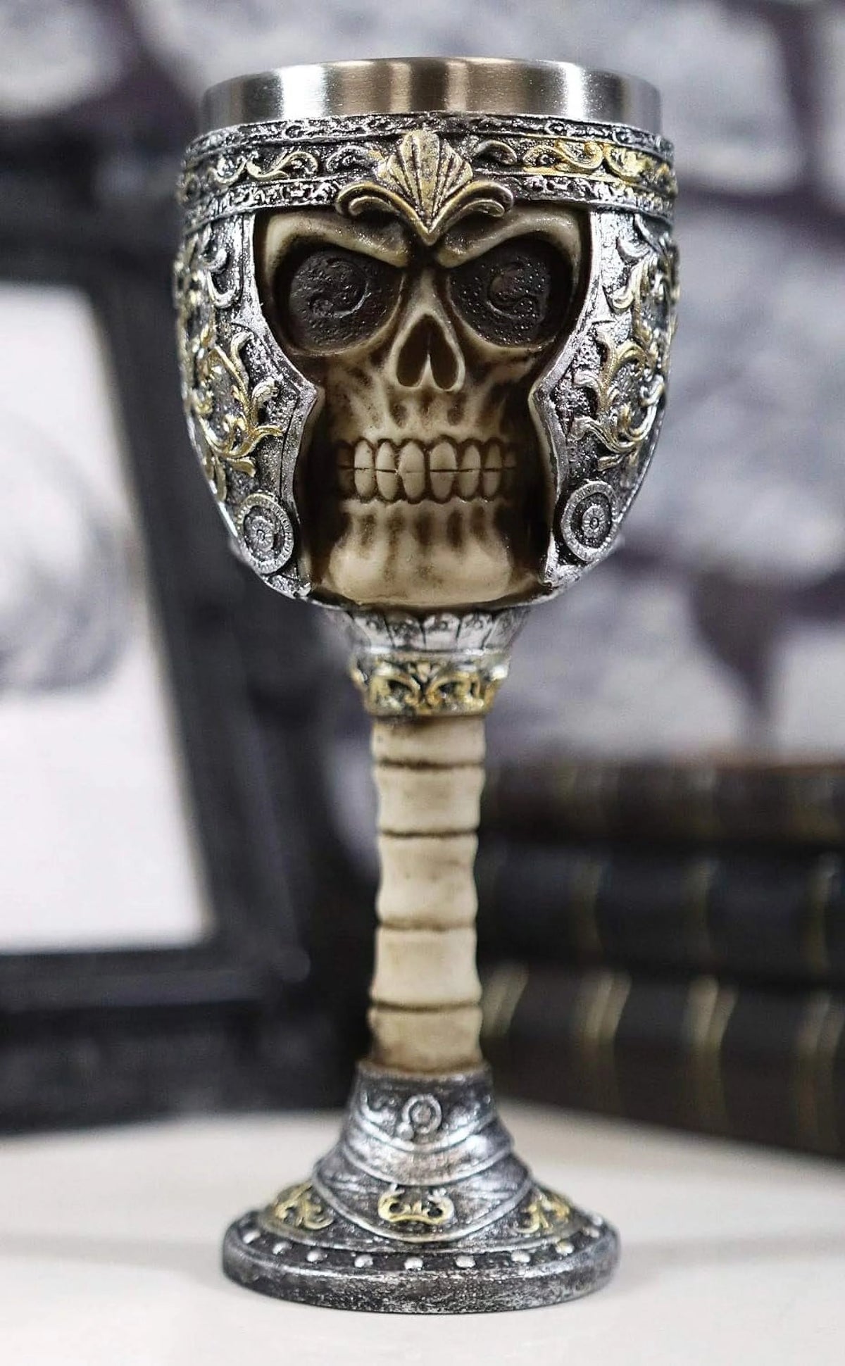Wine Goblet Chalice Cup Figurine 6Oz R11776