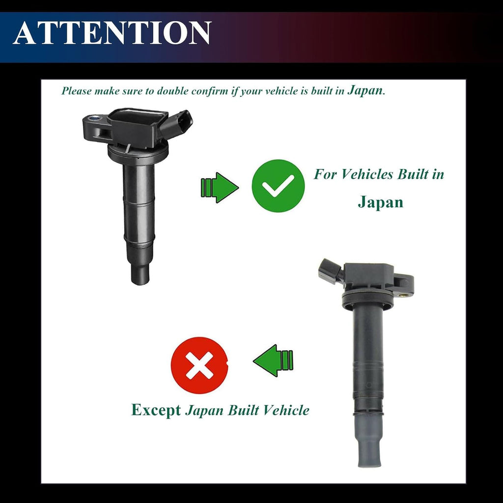 Set of 4 Ignition Coils Pack O7795