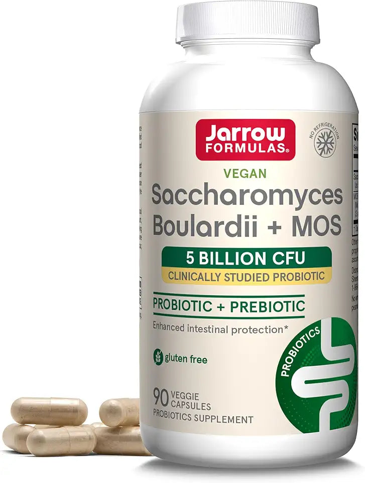 Saccharomyces Boulardii Probiotics 5 Billion CFU 90 Veggie Capsules O666
