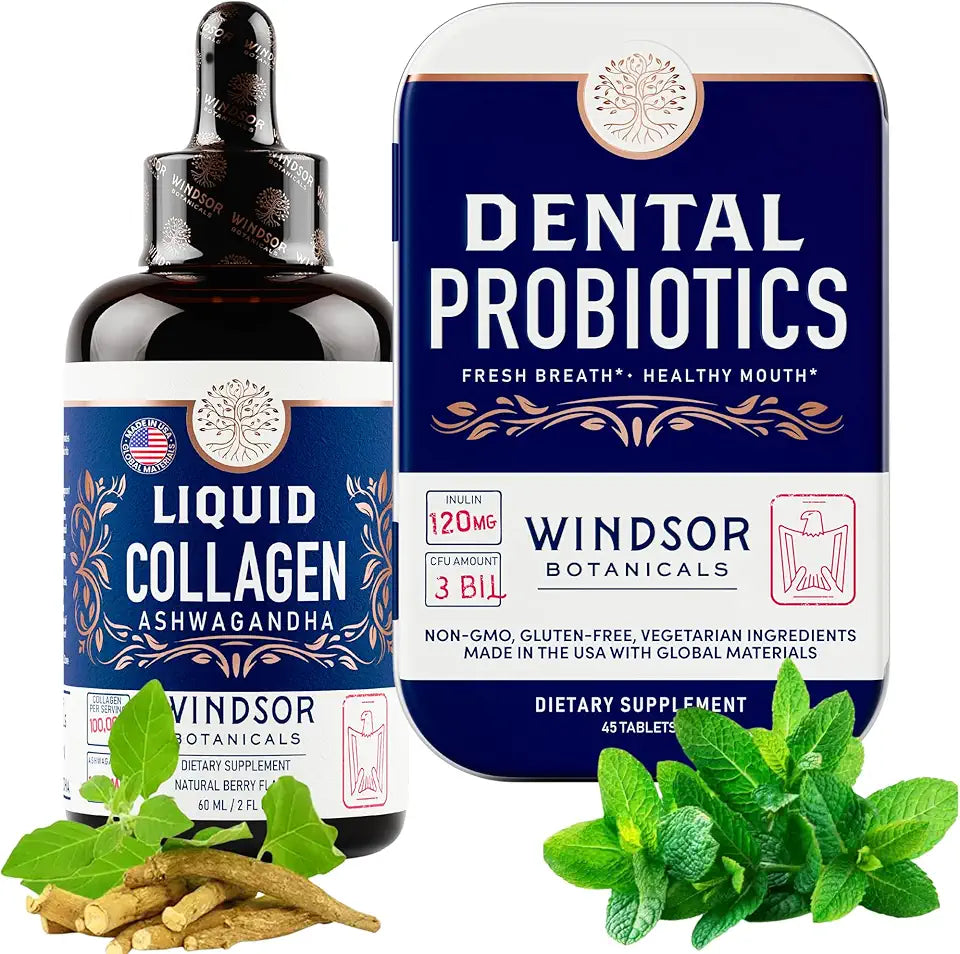 Liquid Collagen Ashwagandha and Dental Probiotics K904877