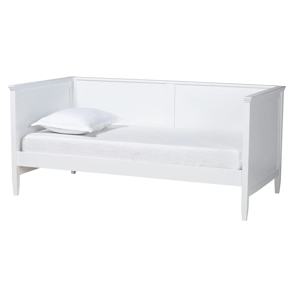 White Wood Twin Size Daybed S170