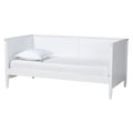 White Wood Twin Size Daybed S170