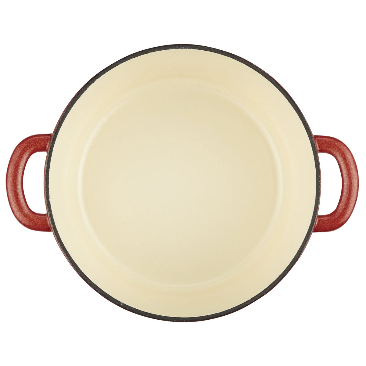 Cast Iron Enamel Covered Dutch Oven 6-Quart Sienna Red P1827