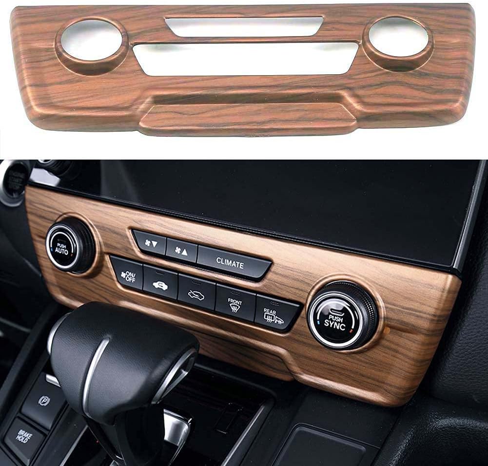 Honda CR-V Peach Wood Air Vent Dashboard Trim I1671