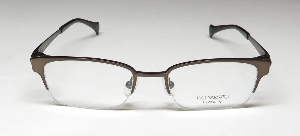 Titanium Half-Rimless Eyeglass Frame B343