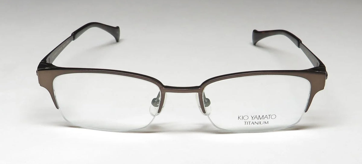 Titanium Half-Rimless Eyeglass Frame B343