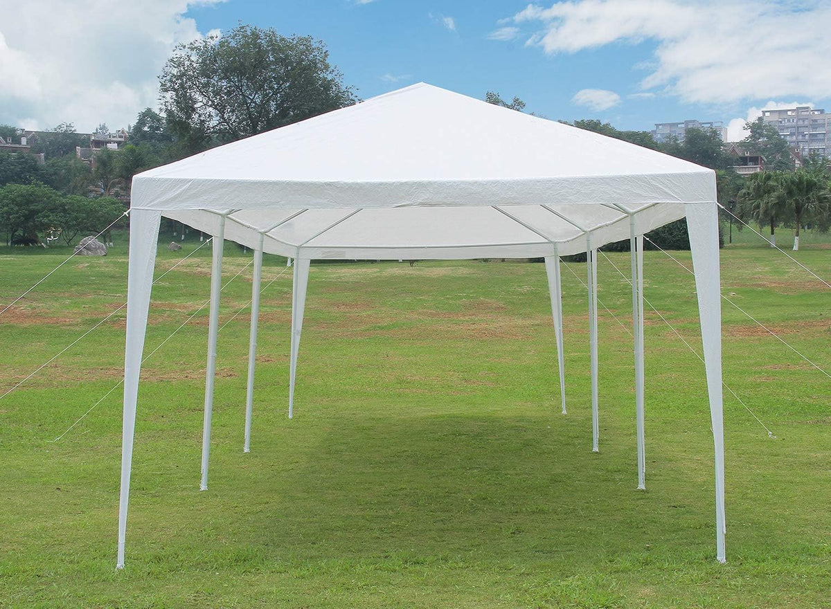 10'x30' Heavy Duty Canopy Tent with 6 Removable Side Walls R447836